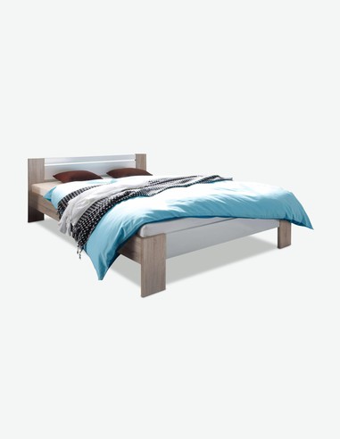 Pinturas - letto francese, compreso materasso in schiuma di poliuretano e doghe in legno Pinturas - letto francese, compreso materasso in schiuma di poliuretano e doghe in legno