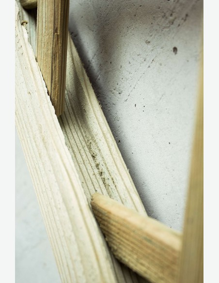 Ermes - Pannello grigliato in legno - dettaglio