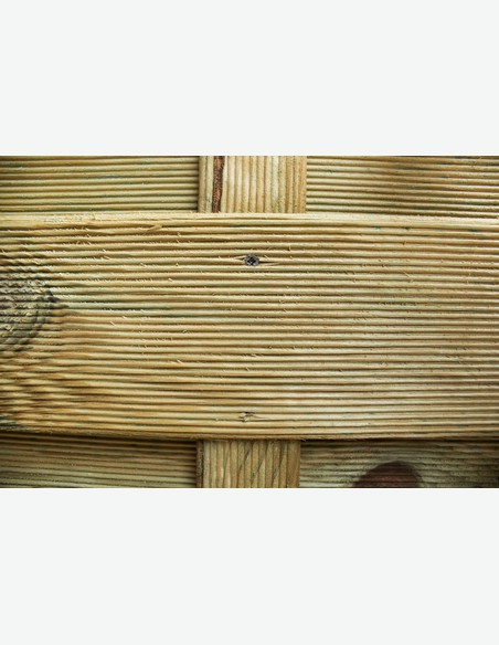 Cremona - Sichtschutzwand aus Holz - Detail
