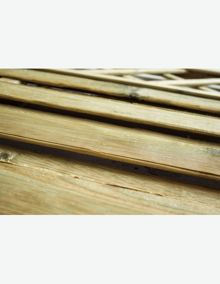 Cremona - Sichtschutzwand aus Holz - detail