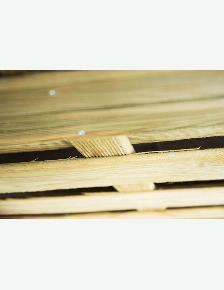 Cremona - Pannello salvavista in legno - dettaglio