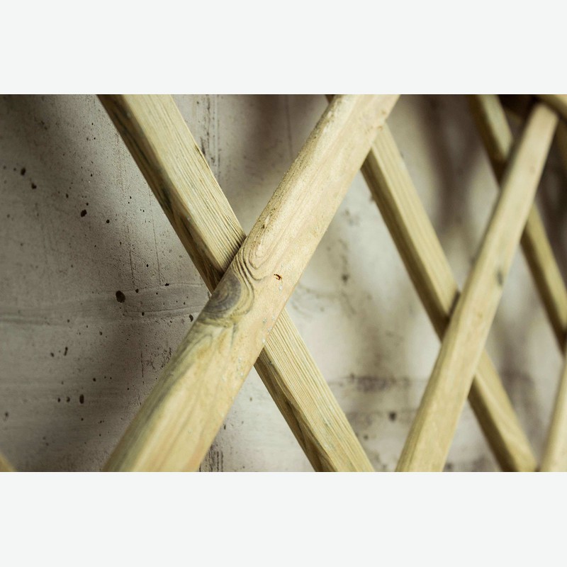 Cremona - Sichtschutzwand aus Holz - detail