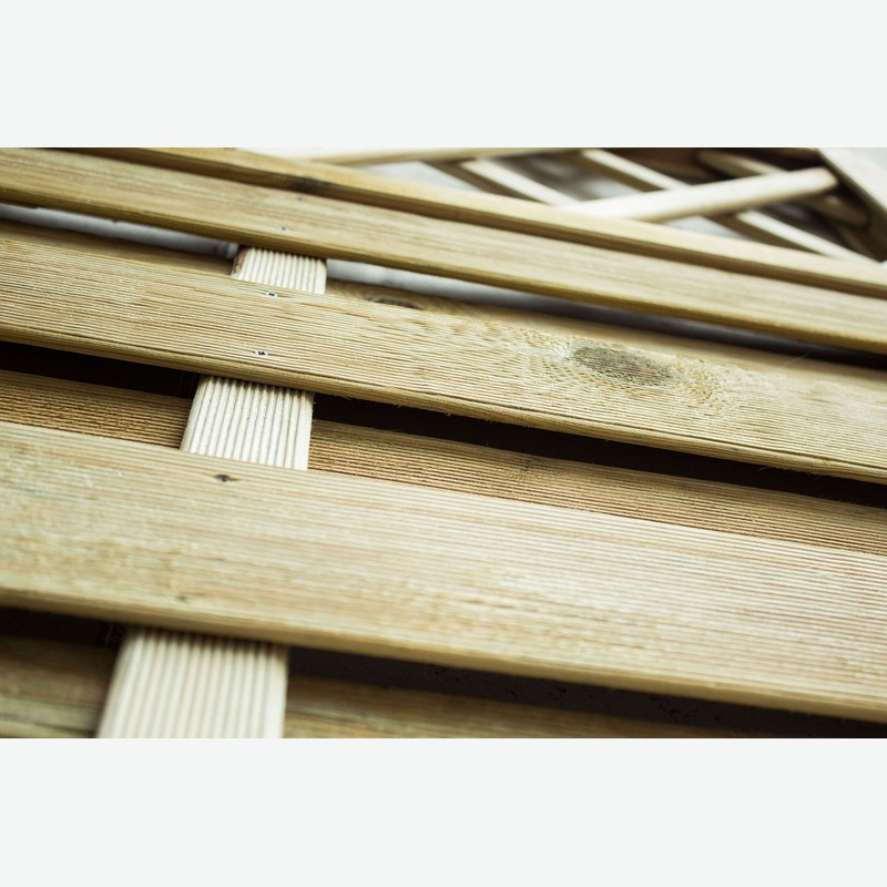 Cremona - Sichtschutzwand aus Holz - Detail Cremona - Sichtschutzwand aus Holz - Detail