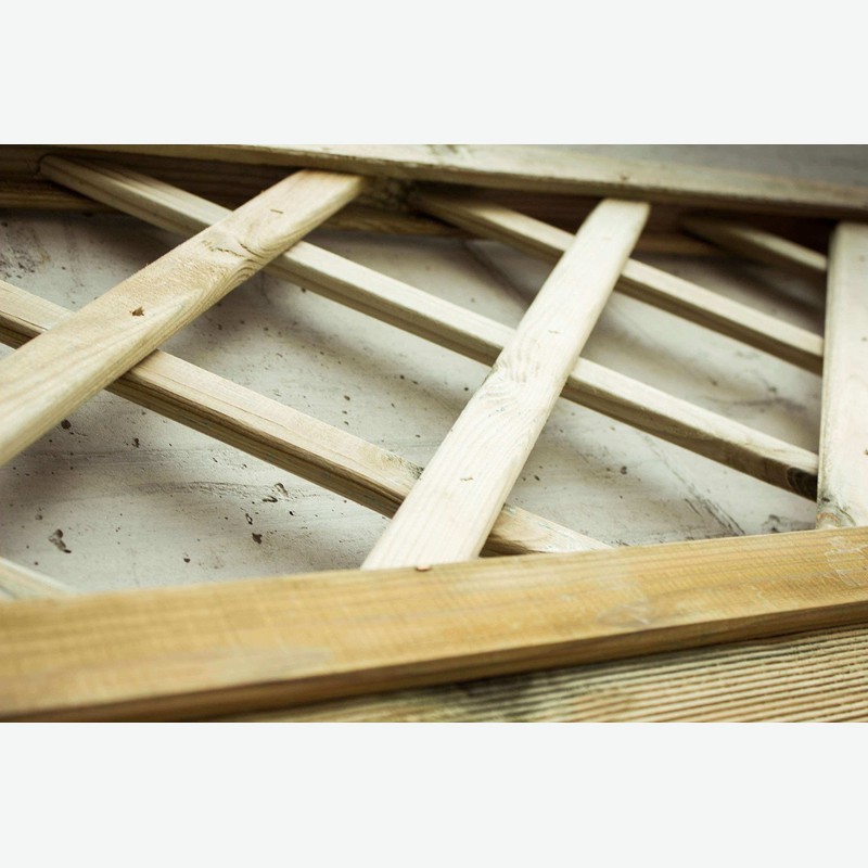 Cremona - Sichtschutzwand aus Holz - Detail Cremona - Sichtschutzwand aus Holz - Detail
