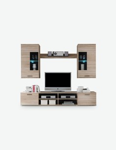 Dimensioni: LAP 270x206x41 cm AVANTI TRENDSTORE Albenga graphite / bianco opaco Comprende 1 mobile TV e 4 pensili da muro Parete da soggiorno in legno truciolato Dimensioni: LAP 270x206x41 cm AVANTI TRENDSTORE Albenga graphite / bianco opaco Comprende 1 mobile TV e 4 pensili da muro Parete da soggiorno in legno truciolato