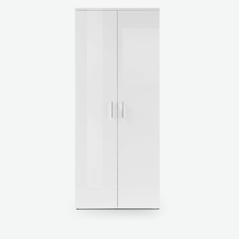 Dimensioni: Lap 90x120x36 cm Manno in Laminato di Quercia Sonoma e Bianco Scarpiera con 2 Ante ed 1 cassetto AVANTI TRENDSTORE 