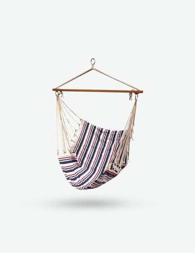 Sunrise - Sedia sospesa in cotone biologico con motivato righato Sunrise - Sedia sospesa in cotone biologico con motivato righato