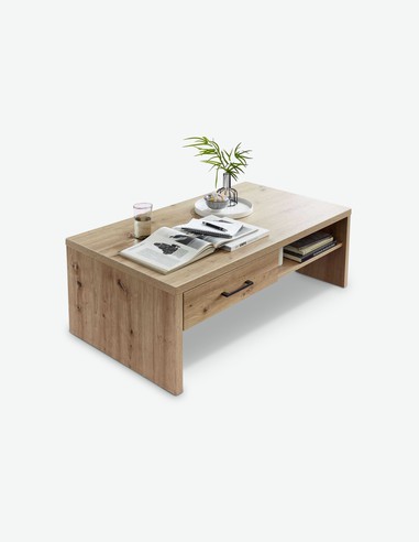 Karina - Couchtisch aus Holzdekor in der Farbe Artisan Eiche Karina - Couchtisch aus Holzdekor in der Farbe Artisan Eiche