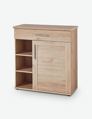Carlotta - Schuhschrank aus Holzdekor in der Farbe Eiche Jackson Carlotta - Schuhschrank aus Holzdekor in der Farbe Eiche Jackson