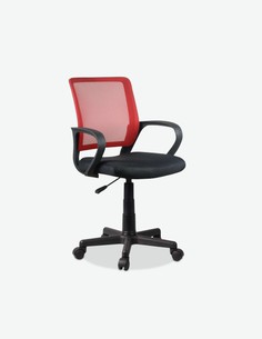 AVANTI TRENDSTORE Calalzo Sedia Girevole e Regolabile in Altezza Materiale in Similpelle Nera con Seduta e Schienale Rivestito Dimensioni Lap 49,5x85-97x54,5 cm. Molto Comoda e Resistente