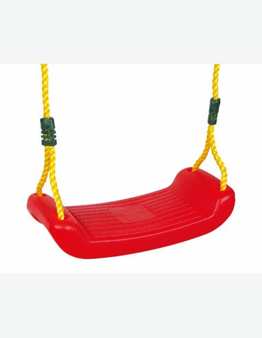Malo - Seduta per altalena per bambini, colore rosso o verde, con corda ca. 2,65m su tutti e due i lati Malo - Seduta per altalena per bambini, colore rosso o verde, con corda ca. 2,65m su tutti e due i lati