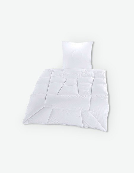 Aloe Vera - Weiße Mikrofaser Decke, ideal für deinen Bett