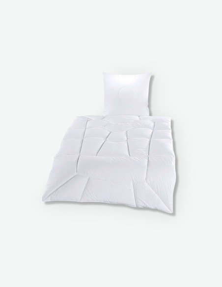Aloe Vera - Cuscino in microfibra bianco, ideale per la stanza da letto