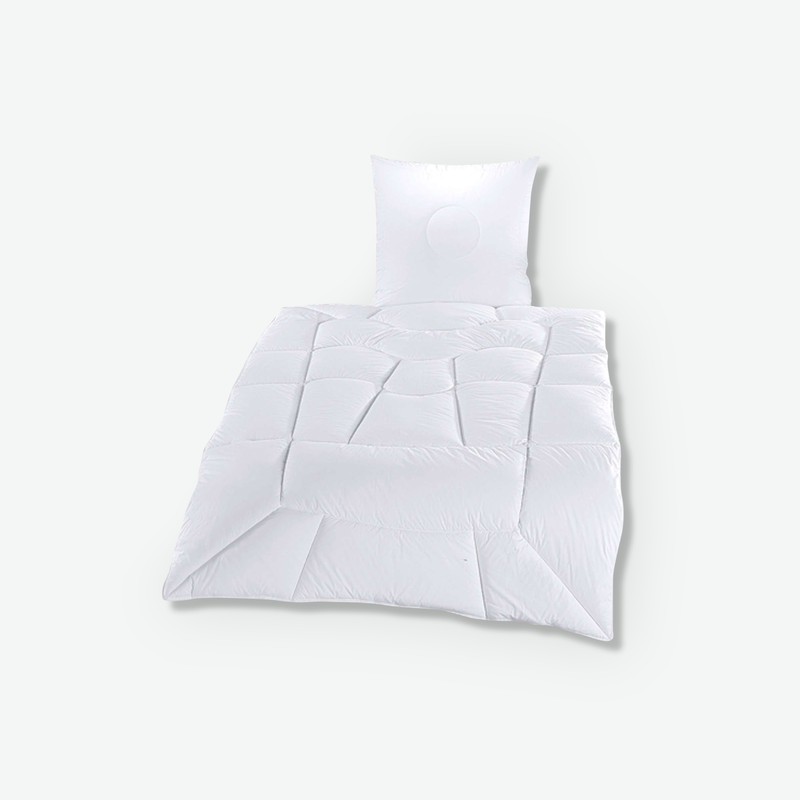 Aloe Vera - Cuscino in microfibra bianco, ideale per la stanza da letto