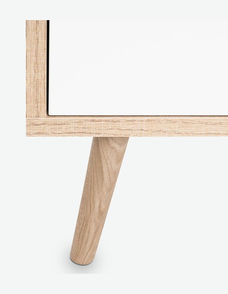 Caliope - Schuhschrank in skandinavischem Design aus Holzdekor