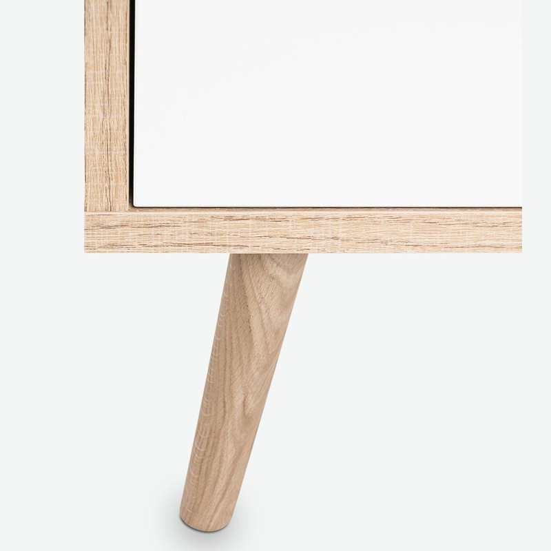 Caliope - Schuhschrank in skandinavischem Design aus Holzdekor