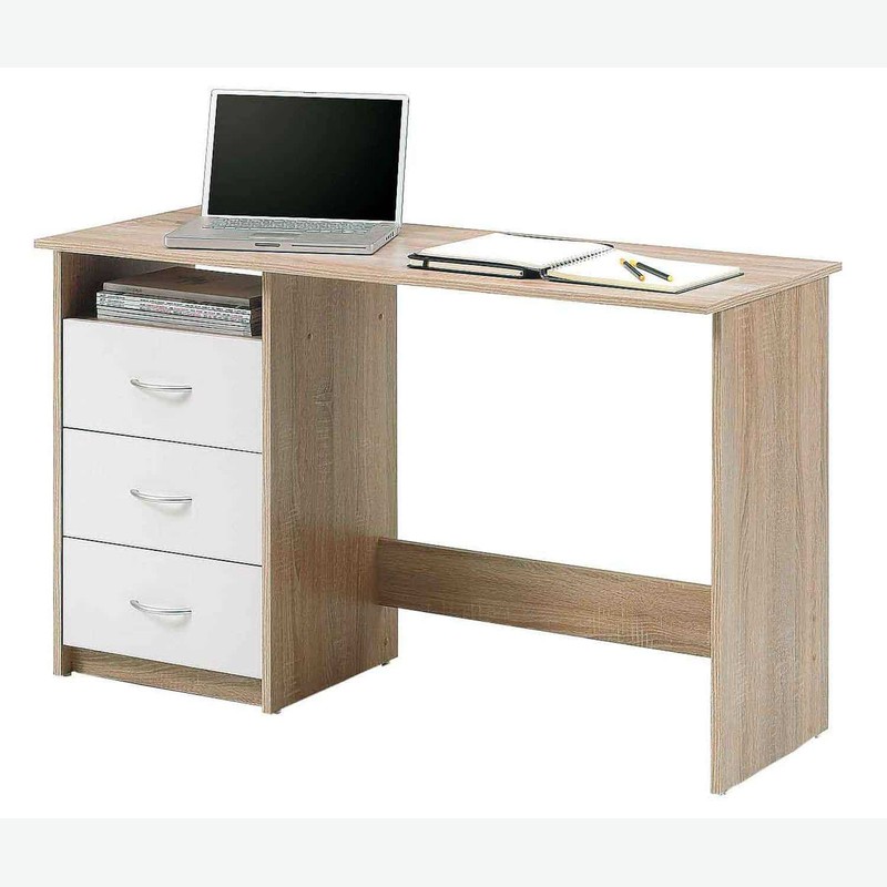 Adria - Schreibtisch in Eiche Sonoma / weiß Dekor