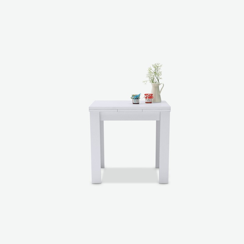 Merlox - Tavolo allungabile, disponibile in 2 diverse colorazioni - bianco